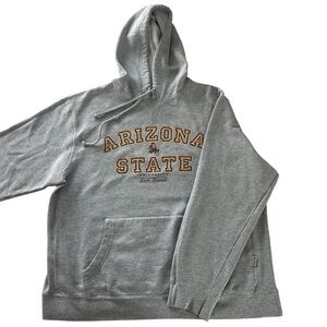 Arizona State ASU Sun Devils E5 Men’s Grey Sweatshirt Hoodie Pullover size L